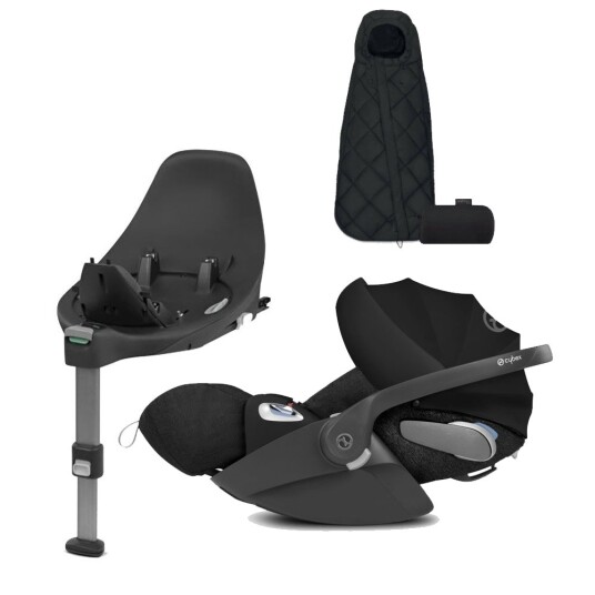Premiumpakke Cybex Cloud Z Plus Deep Black + Base Z + Snøgga Mini Deep Black