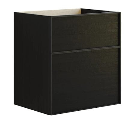 Dansani Inzo Alu-ramme Svart Servantskap med Ekstra Stor Underskuff eik / 60cm DA-M13-8050