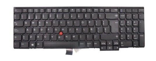 Lenovo Chicony - Brbart tastatur - til utskifting - Spansk - Svart