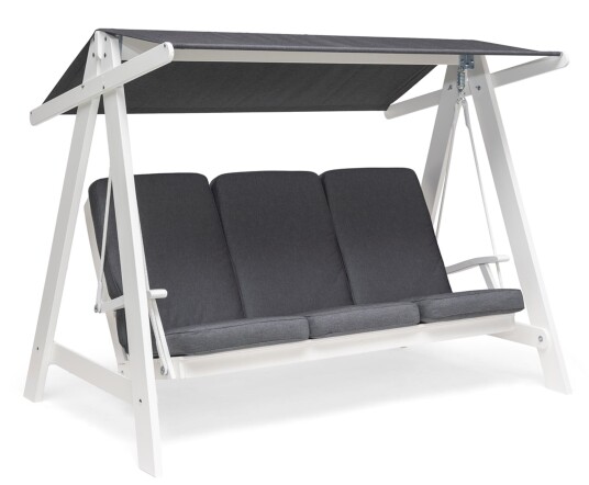 Hillerstorp Aspö hengekøye Hvit/grå 208 x 126 cm Hvit Hillerstorp Aspö hengekøye Hvit/grå 208 x 126 cm Hvit