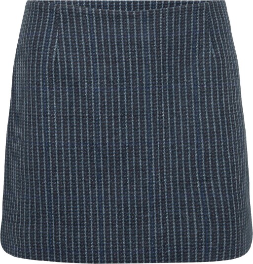 Stella Nova Checked Micro Skirt BLUE CHECKS 38
