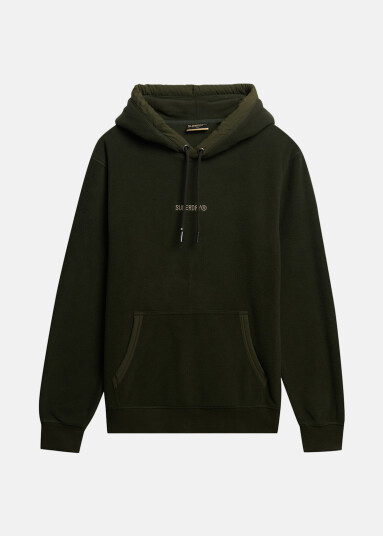 Superdry MICRO LOGO FLEECE HOOD