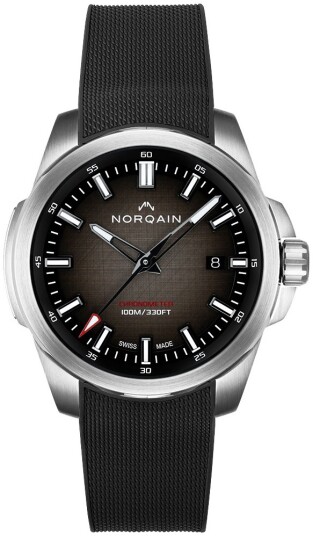 Norqain Herreklokke N3008S03A/NS301/320BR.18S Independence Brun/Gummi