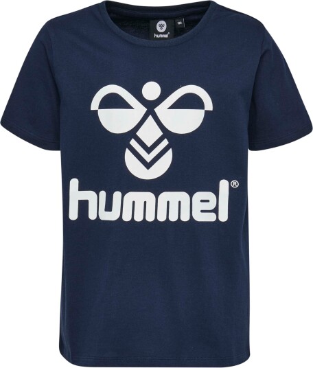 Hummel Tres T-Shirt Short Sleeve Blå 98