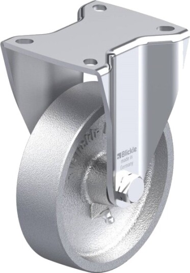 Blickle 268177 Bh-G 125G-1 Faste Hjul, Hjuldiameter 125 Mm, Bæreevne (Maks.) 450 Kg, 1 Stk