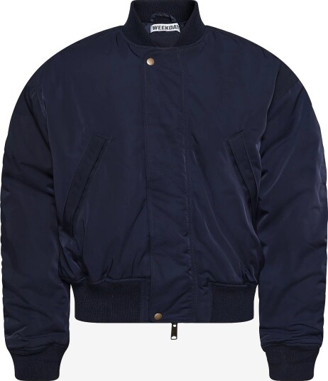 Weekday Bomber Jacket - NAVY - L