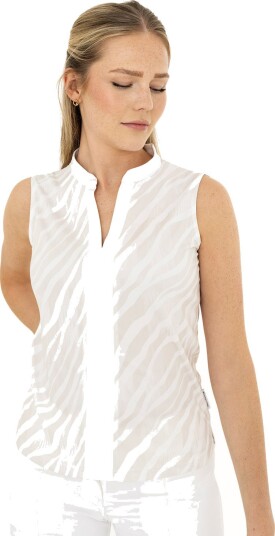 Func Factory Zoe Golf pologenser dame White Wood (874)
