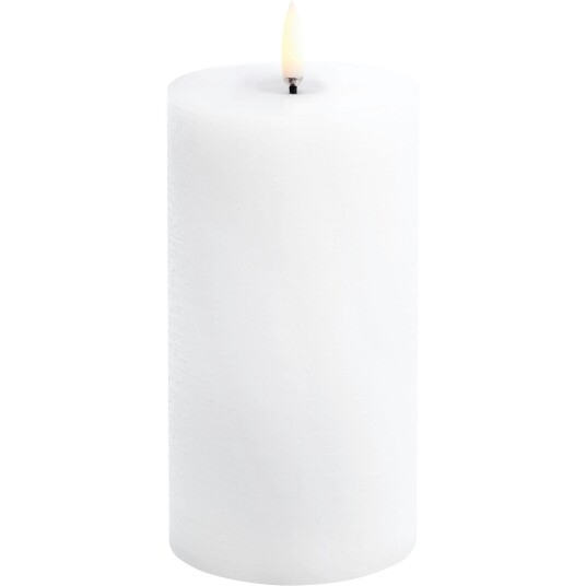 Uyuni LED Kubbelys Smeltet 7,8x15,2 cm Nordic White