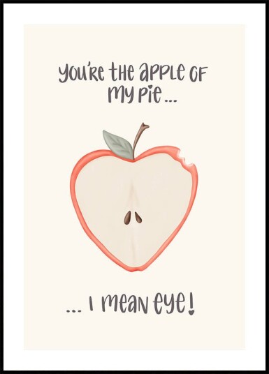 Aminah Eleonora Apple of My Eye Plakat Plakat / 100x150cm 