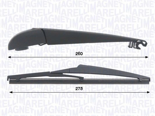 Viskerarmsett vindusspyling MAGNETI MARELLI 000723180433