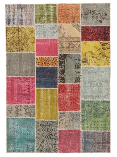 Håndknyttet. Opphav: Turkey Patchwork - Turkiet 140x200