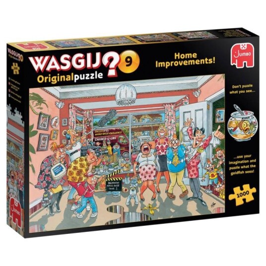 Wasgij Original 9 Puslespill 1000 Brikker Forbedringer I Hjemmet