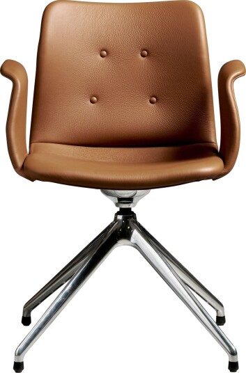 Sibast Furniture Bent Hansen Primum 4 stjerners Spisestuestol Polert stål/Zenso 3 223 Sibast Furniture Bent Hansen Primum 4 stjerners Spisestuestol Polert stål/Zenso 3 223