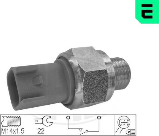ERA 330603 Bryter, ryggelys