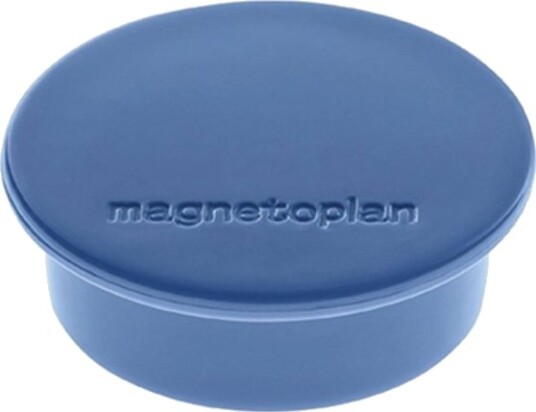 Magnetoplan Discofix Rundmagnet "Color" Mørkeblå Med Ferrittkjerne Klebekraft Ca. 2,2 Kg 1662014