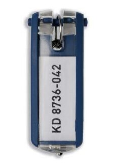 Durable Nøkkelbrikke Key Clip Blå 6 Stk Durable Nøkkelbrikke Key Clip Blå 6 Stk