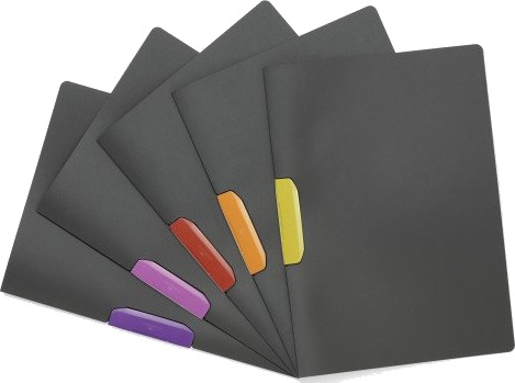 Slitesterk Duraswing Flerfarget Plast Polypropylen Pp 30 Ark A4 Festeklips
