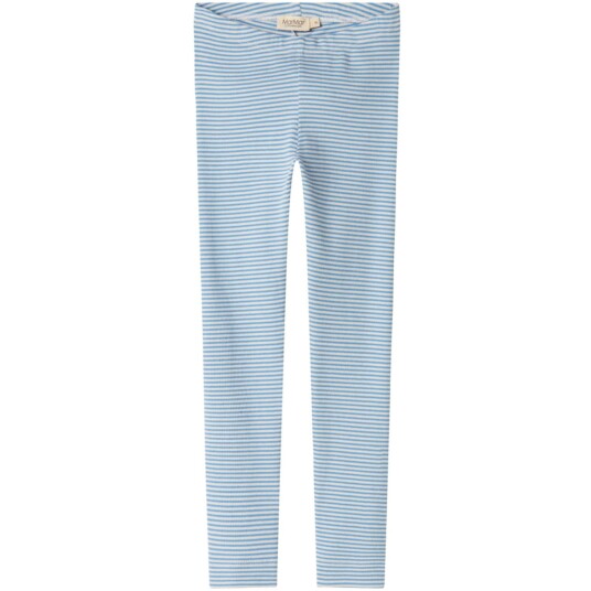 MarMar Modal Fine Rib Blue Stripe Leggings 6 mdr/68