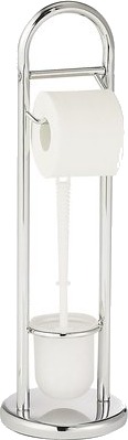 Wenko 15438100 Toalettbørste Og Holder Krom Polypropylen Pp 190 Mm 190 Mm 630 Mm