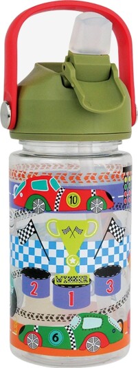 Floss & Rock | Cars Tritan Drinks Bottle | 19X7X7 Floss & Rock | Cars Tritan Drinks Bottle | 19X7X7