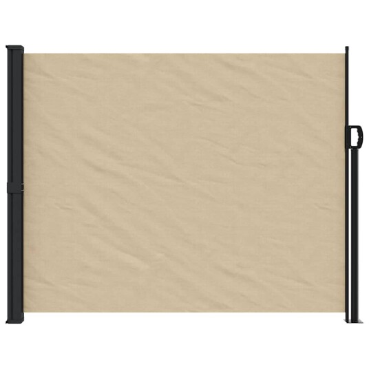 Uttrekkbar sidemarkise beige 160x500 cm 4004435