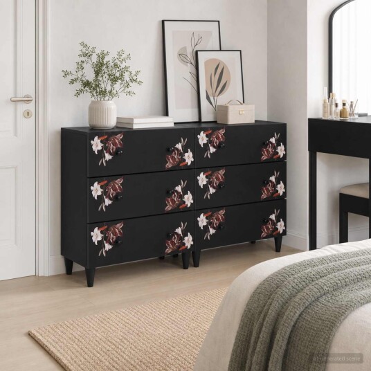 vidaXL Oppbevaringsskap 2 stk. 120 x 33 x 75 cm Massiv mango tre