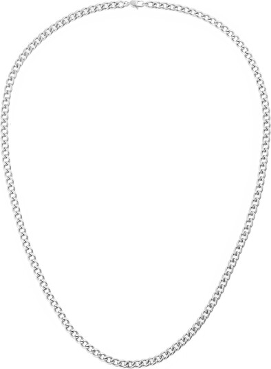Silver Necklace Ellipse 4mm | DW