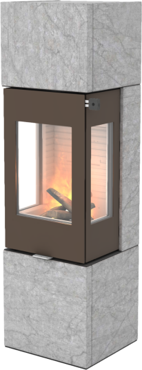Rais Nexo SST 160 Mocca Vedovn Med Sideglass Og Ståldør Kleberstein Rais Nexo SST 160 Mocca Vedovn Med Sideglass Og Ståldør Kleberstein