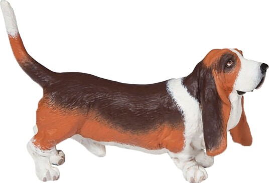 Papo Bassett Hund L: 4 cm Papo OneSize Lekedyr