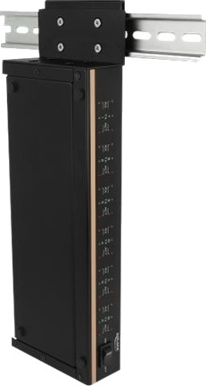 Delock Usb 2.0 To 12 Port Serial Rs-232 Hub With Surge Protection And Extended Temperature Range Seriell Adapter Usb 2.0 Rs-232 X 12 Svart