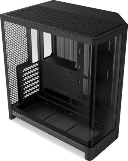 NZXT H6 (2026) All Black Kabinett Miditower Svart CC-H62FB-01