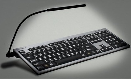 Lampe Til Logickeyboard Ll-Black Sort