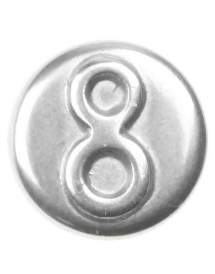 Utgått 6 mm 8ball flat stålkule