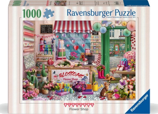 Ravensburger Puslespill 1000 Blomsterbutikk Ravensburger Puslespill 1000 Blomsterbutikk