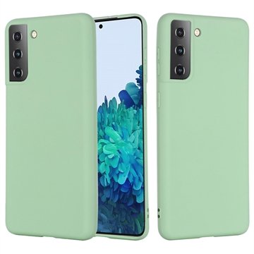 Samsung Galaxy S21 5G Liquid Silikondeksel Grønn
