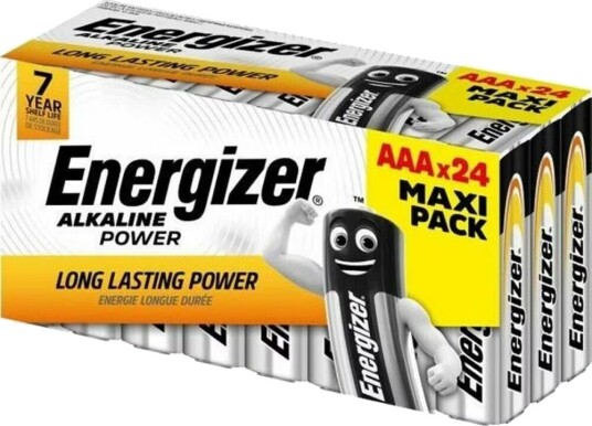 Energizer Alkaline AAA Batteri 1,5 V – 24 Stk Energizer Alkaline AAA Batteri 1,5 V – 24 Stk