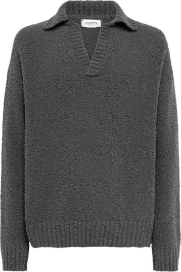 Laneus, Herre, Strikkevarer, Grå, XL,