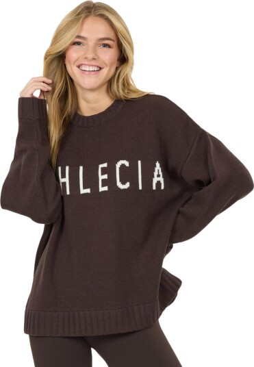 Athlecia Lyda W Knitted Crew Neck CHOCOLATE TORTE 38 Athlecia Lyda W Knitted Crew Neck CHOCOLATE TORTE 38