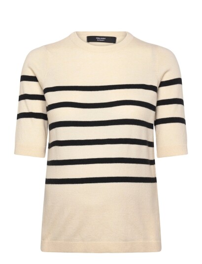 Vero Moda Maternity Vmmsaba Plain Ss O Neck Pullover Cream S