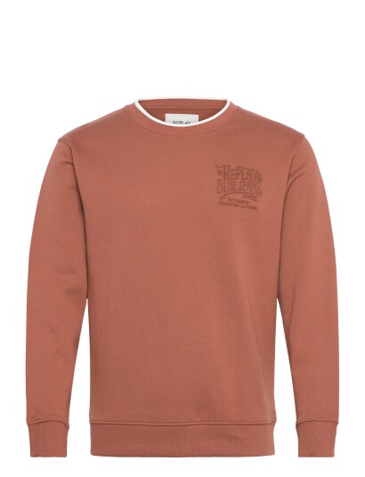 Replay Jumper Regular  Fleece Tobacco Brown M
