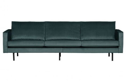 BePureHome Rodeo 3-seter Sofa - Teal Velur