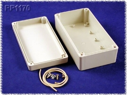Hammond Electronics Rp1170 Universalskap 165 X 85 X 55 Polykarbonat Grå 1 Stk