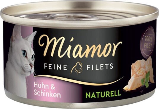 Miamor Våtfôr Fine Filéter Naturelle & Skinke Kylling 24 X 80 G Miamor Våtfôr Fine Filéter Naturelle & Skinke Kylling 24 X 80 G