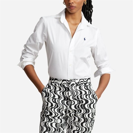 Ralph Lauren Classic Fit Cotton Shirt - White