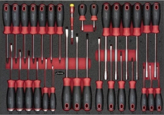Vigor V4230 Skrutrekker-Sett med 32 verktøy for Håndverktøy Vigor V4230 Skrutrekker-Sett med 32 verktøy for Håndverktøy