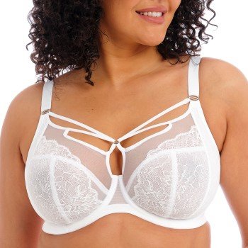Elomi BH Brianna Underwire Plunge Bra Hvit N 80 Dame