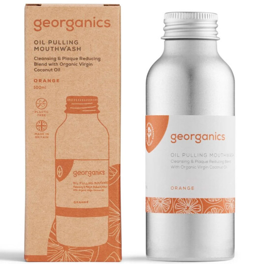 Organic Oil Pulling Georganics Orange Munnvann 100 ml. Organic Oil Pulling Georganics Orange Munnvann 100 ml.