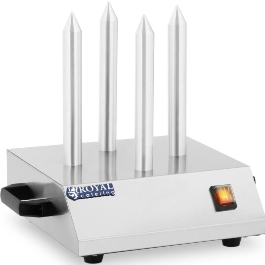 Royal Catering Pølsebrød-toaster  med 4 spyd 10010594