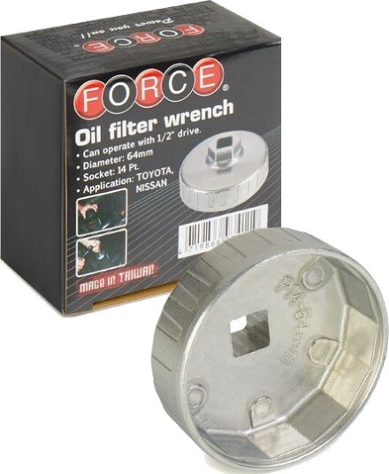 FORCE 6316514 Oljefilternøkkel FORCE 6316514 Oljefilternøkkel