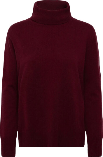 Rosemunde Rwlaica Cashmere Ls Roll Neck Burgundy XL